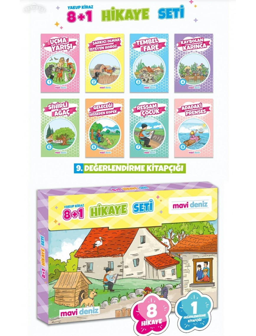 12 water stories magazine 9冊セット　★ 1-sinif-hikaye-seti-8-1-kutulu