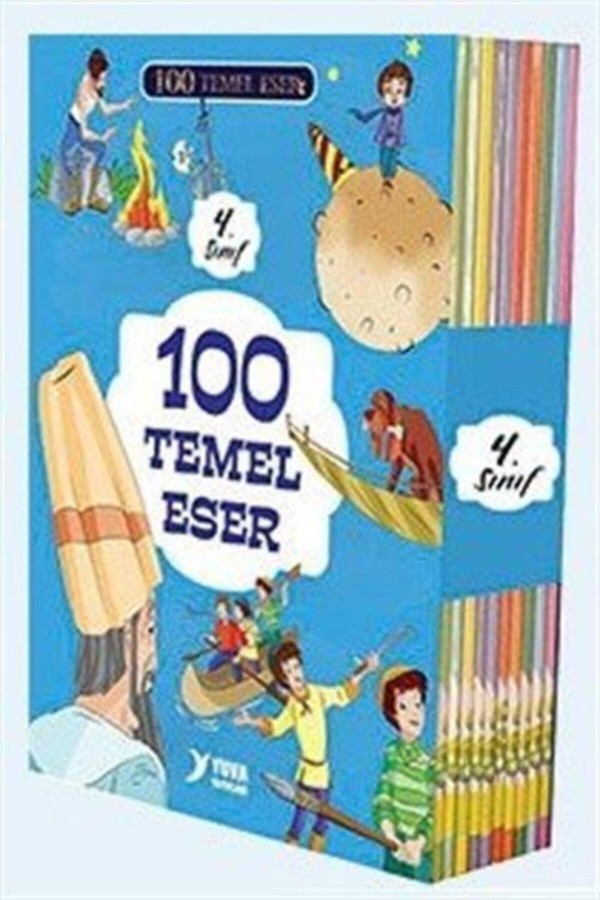 100 Temel Eser 4. Sınıf (10 Kitap) - Kolektif - Yuva Yayınları