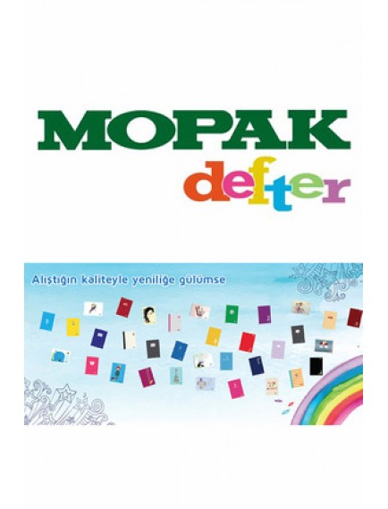 Mopak 100 Yaprak A5 Kareli Lise Defteri