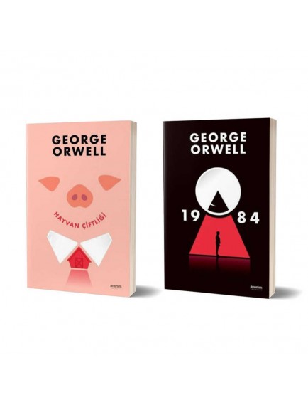 1984 Hayvan Çiftliği (2 Li Set) - George Orwell - Anonim Yayınları