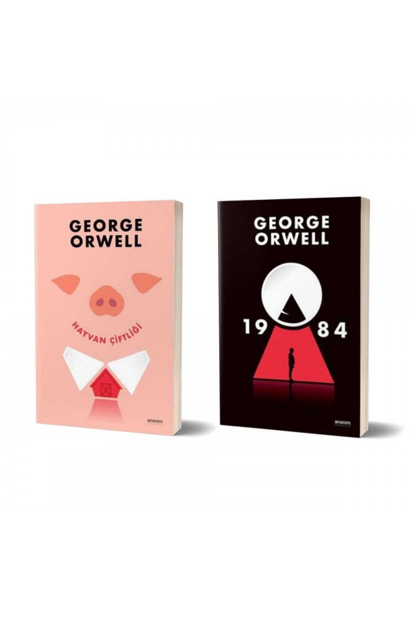 1984 Hayvan Çiftliği (2 Li Set) - George Orwell - Anonim Yayınları