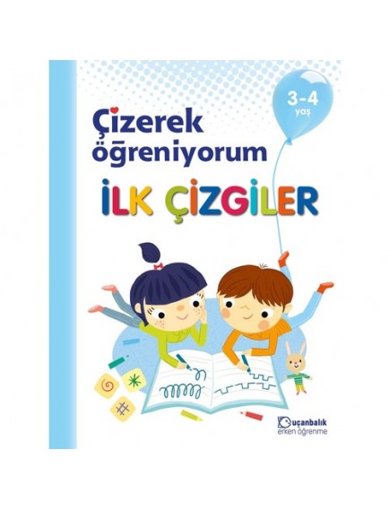 Çizerek Öğreniyorum İlk Çizgiler 3 4 Yaş - Kolektif - Tudem Yayınları