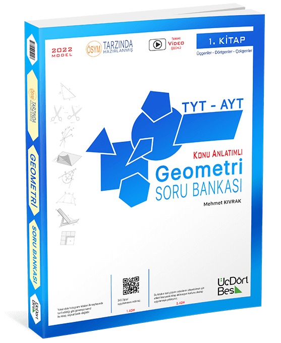 345 Yayınları Tyt-Ayt Geometri Soru Bankası