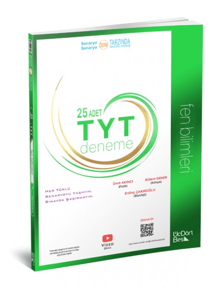 345 Yayınları Tyt Fen Bilimleri 25'li Deneme