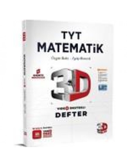 3D Yayınları Tyt Matematik Tamamı Video Destekli Defter 