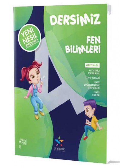 5 Yıldız Yayınları 4. Sınıf Fen Bilimleri Etkinlikli Soru Bankası
