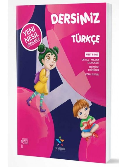5 Yıldız Yayınları 4. Sınıf Türkçe Etkinlikli Soru Bankası