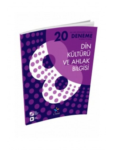 5 Yıldız Yayınları 8. Sınıf Din Kültürü Ve Ahlak Bilgisi 20 Deneme