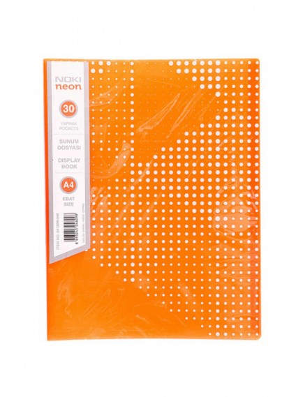 Noki Neon Seri Turuncu 30'Lu Sunum Dosyası 64130N-040