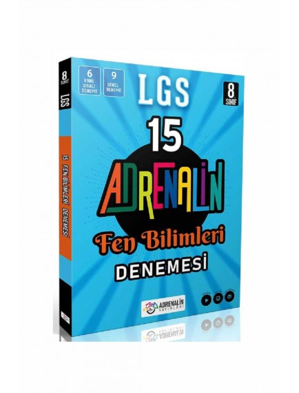 Adrenalin Yayınları 8. Sınıf Fen Bilimleri 15 Branş Denemesi