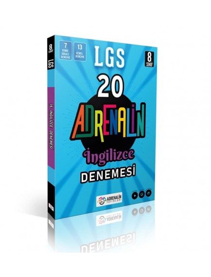 Adrenalin Yayınları 8. Sınıf İngilizce 20 Branş Denemesi