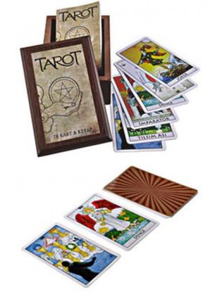 Ahşap Kutulu Tarot Kartlar ve Tarot Kitabı - Hilal Altunal - Delta Kültür Yayınları