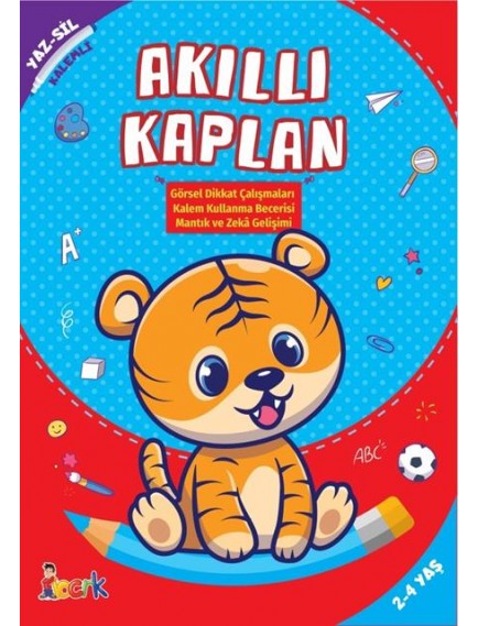 Akıllı Kaplan / Yaz Sil Kalemli - Kolektif - Bıcırık Yayınları 