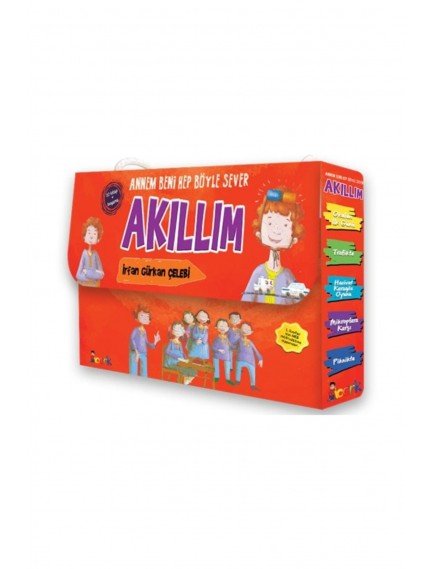 Annem Beni Hep Böyle Sever Akıllım (10 Kitap + Boyama) - İrfan Gürkan Çelebi - Bıcırık Yayınları