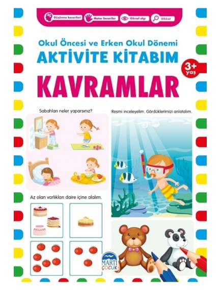 Kavramlar 3+ Yaş - Kolektif - Martı Çocuk Yayınları