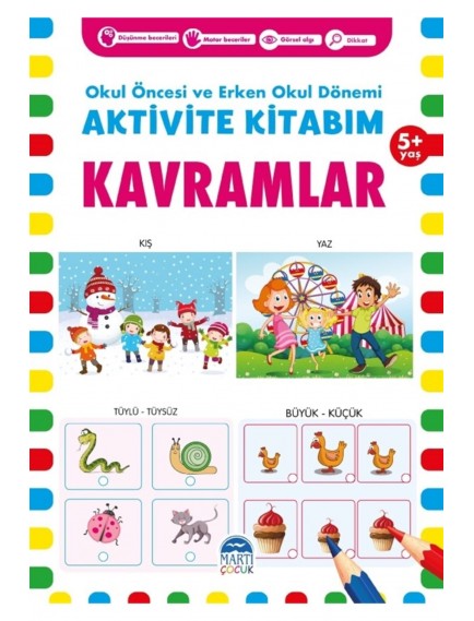 Kavramlar 5+ Yaş - Kolektif - Martı Çocuk Yayınları