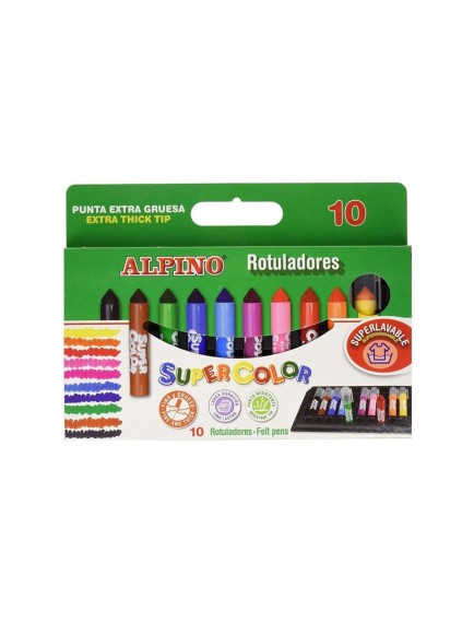 Alpino Keçeli Kalem 10 Renk Süpercolor