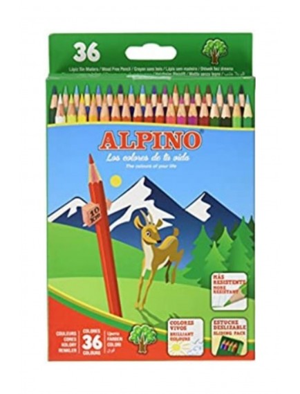 Alpino 36 Renk Uzun Kuru Boya Al-010600