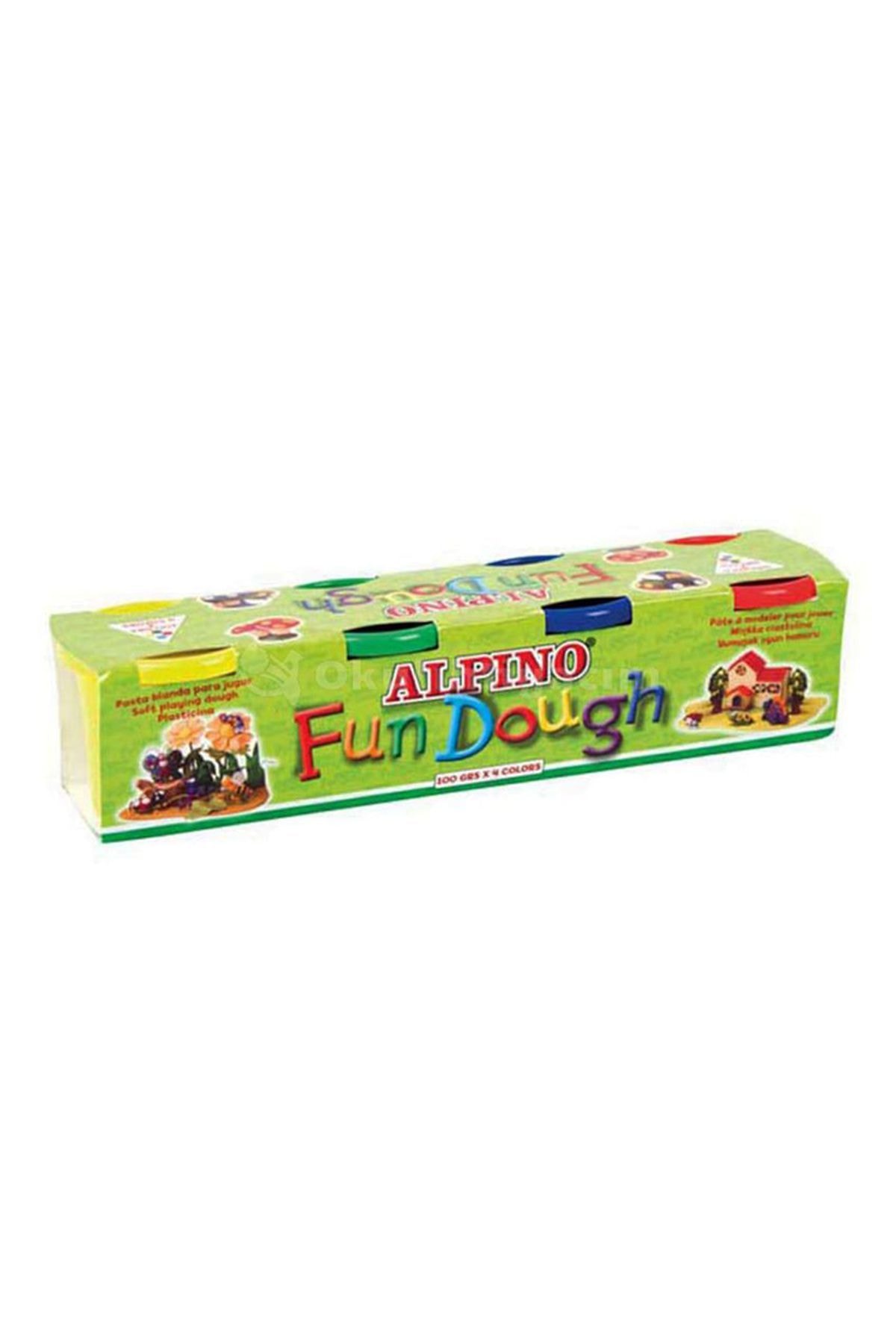 Alpino Fun Dough 520Gr 4'Lü Oyun Hamuru Dp-000302