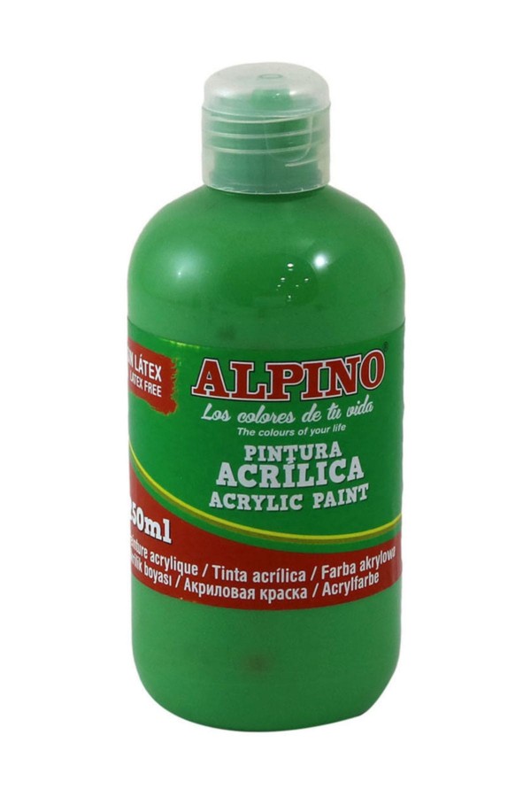 Alpino 250Ml Açık Yeşil Akrilik Boya Dv-028
