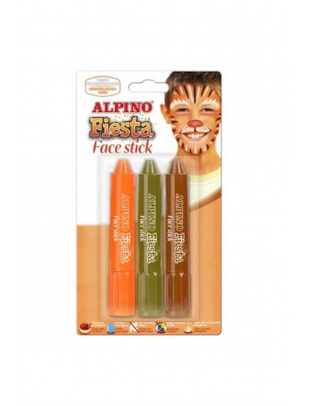 Alpino Fiesta 3'Lü Yüz Boyama Seti Dl-000051