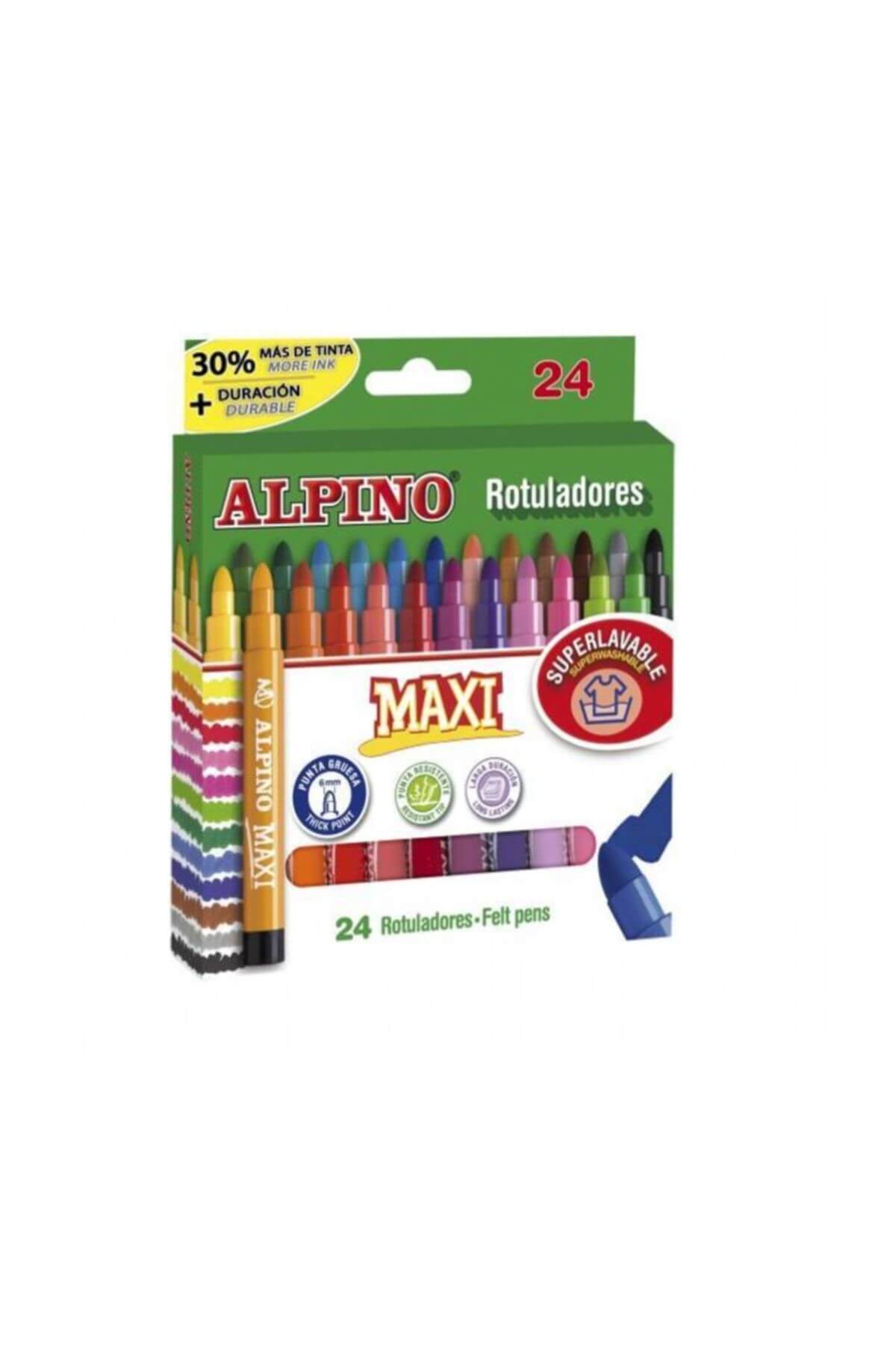 Alpino Maxı Keçeli Kalem 24 Renk Ar07