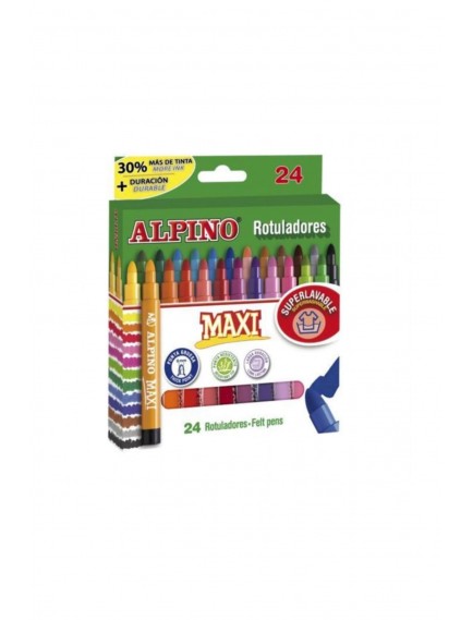 Alpino Maxı Keçeli Kalem 24 Renk Ar07