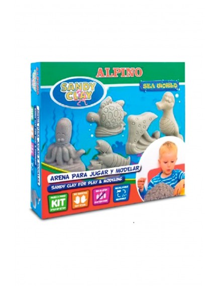 Sandy Clay Kalıplı Oyun Kumu 300Gr - Alpino