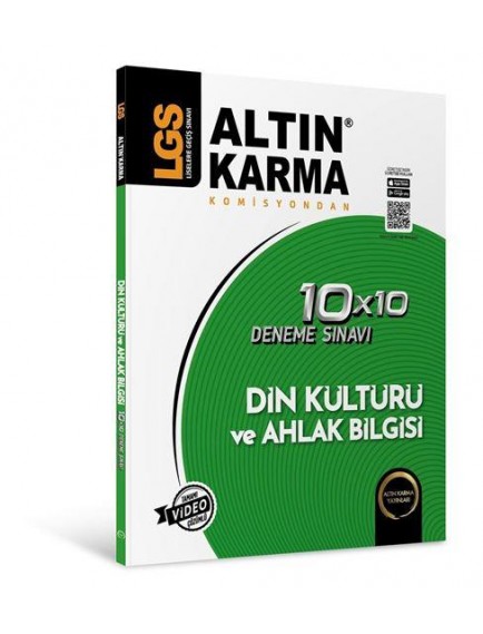 Altın Karma Yayınları 8. Sınıf Din Kültürü Ve Ahlak Bilgisi 10'Lu Deneme