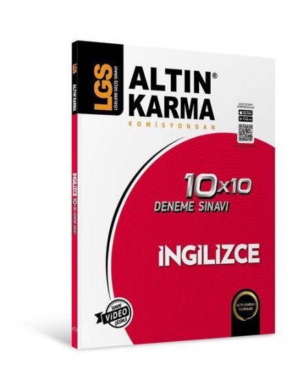 Altın Karma Yayınları 8. Sınıf Lgs İngilizce 10'Lu Deneme 