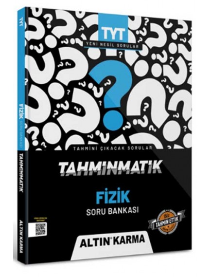 Altınkarma Yayınları Tyt Tahminmatik Fizik Soru Bankası