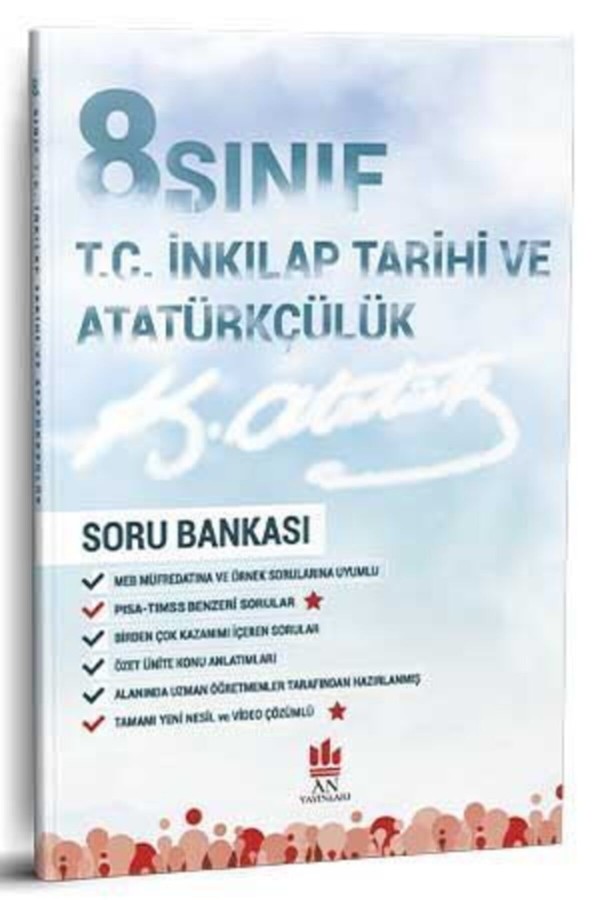 An Yayınları 8. Sınıf T.C. İnkılap Tarihi Ve Atatürkçülük Soru Bankası