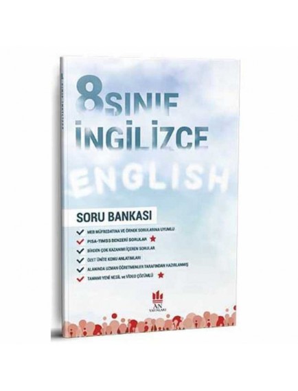 An Yayınları 8. Sınıf İngilizce Soru Bankası