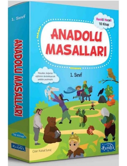 Anadolu Masalları (10 Kitap) Set - Kolektif - Parıltı Yayınları