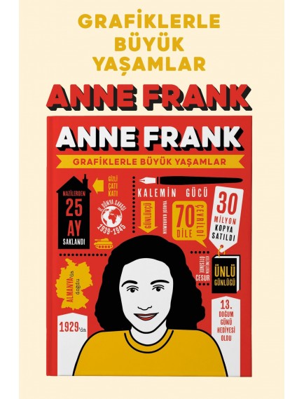 Anne Frank (Sert Kapak) - Zarife Üspolat Yazıcı - Mor Elma Yayınları