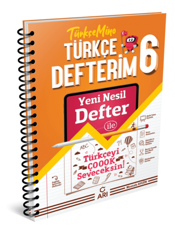 Arı Yayınları 6. Sınıf Türkçe Türkçemino Defterim 