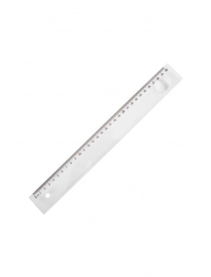 Ark 30Cm Mercekli Şeffaf Plastik Cetvel