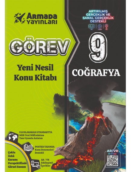 Armada Yayınları 9. Sınıf Coğrafya Görev Yeni Nesil Konu Kitabı