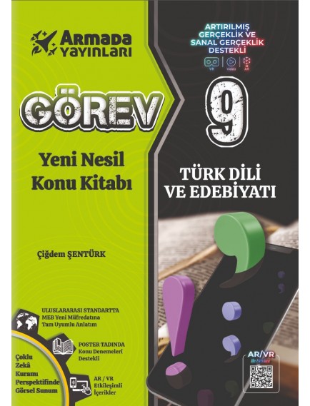 Armada Yayınları 9. Sınıf Türk Dili Ve Edebiyatı Görev Yeni Nesil Konu Kitabı