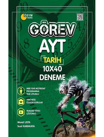 Armada Yayınları Ayt Tarih Görev 10X40 Deneme
