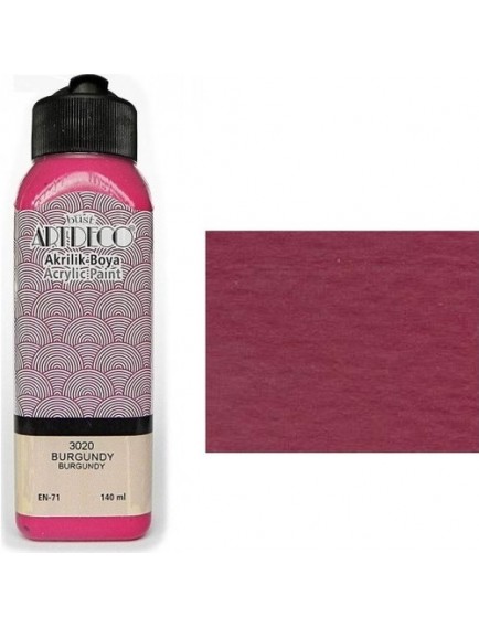 Artdeco 140Ml Burgundy Akrilik Boya 3020