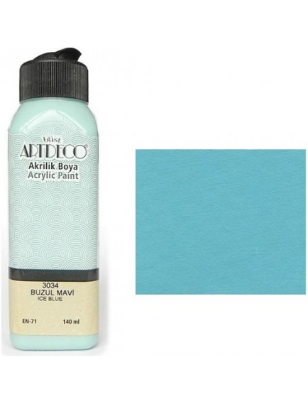 Artdeco 140Ml Buzul Mavi Akrilik Boya 3034