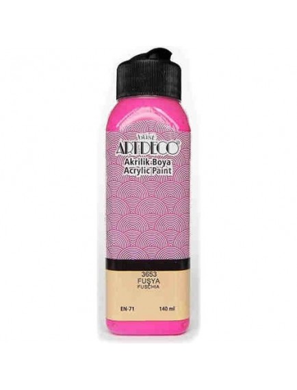 Artdeco 140Ml Fuşya Akrilik Boya 3653