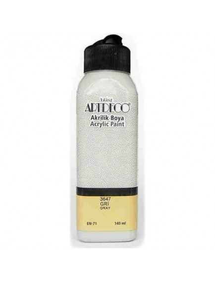Artdeco 140Ml Gri Akrilik Boya 3647