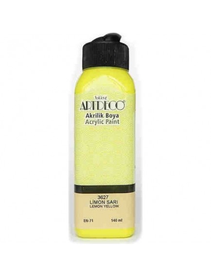 Artdeco 140Ml Limon Sarı Akrilik Boya 3627