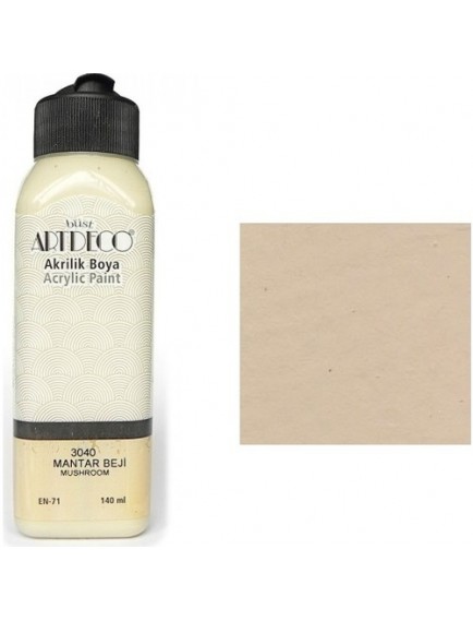 Artdeco 140Ml Mantar Beji Akrilik Boya 3040