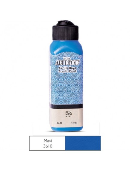 Artdeco 140Ml Mavi Akrilik Boya 3610