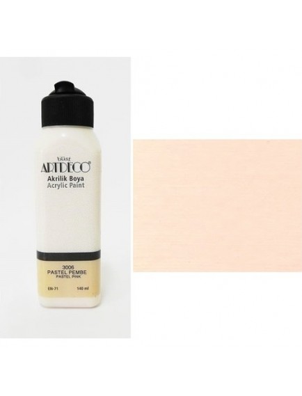 Artdeco 140Ml Pastel Pembe Akrilik Boya 3006