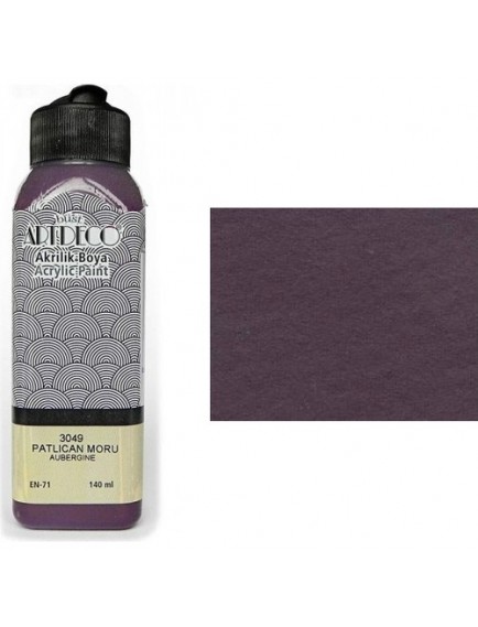 Artdeco 140Ml Patlıcan Moru Akrilik Boya 3049
