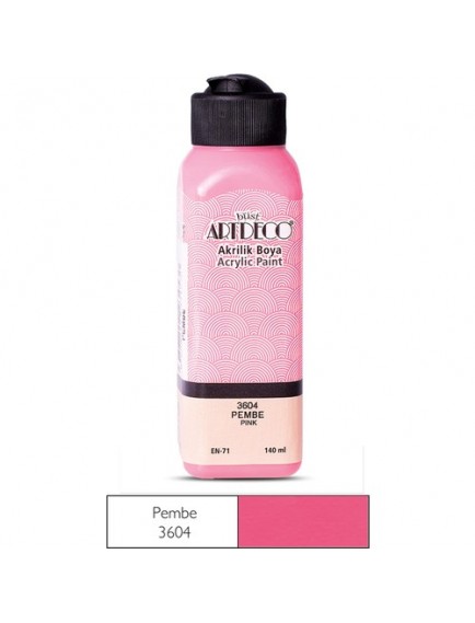 Artdeco 140Ml Pembe Akrilik Boya 3604